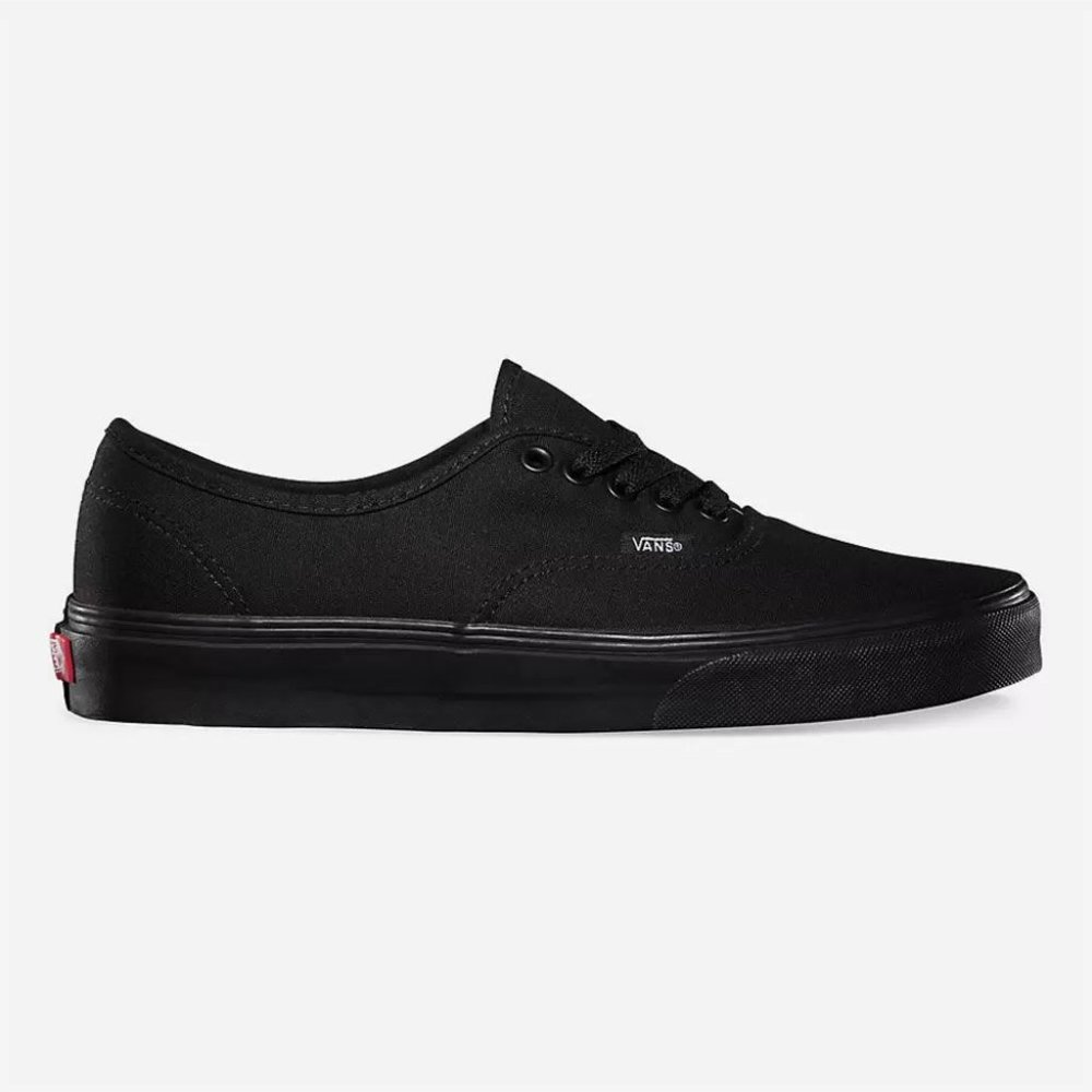 Vans Authentic Black and Black lace-up shoes NWOT